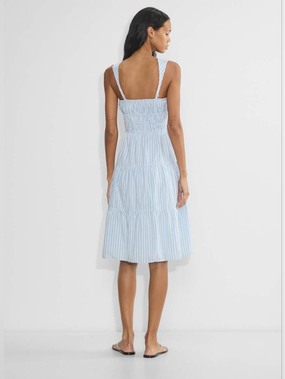 martine poplin midi dress